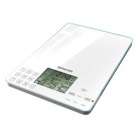 Весы кухонные Sencor SKS 6000 White, электронные, градация 1g, максимальный вес