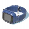 Детские часы Q100 с GPS Blue, Wi-Fi модуль, сенсорный экран 1.22', GPS трекер (м