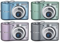 Фотоаппарат Canon PowerShot A1100 IS Pink, 12,1 Mp, LCD 2,5', Zoom 4x, оптически