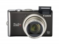 Фотоаппарат Canon PowerShot SX200 IS Black, 1 2.3', 12.1Mpx, LCD 3', зум оптичес