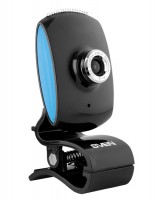 Web камера Sven IC-350WEB Black, 1.3 Mpx, 640x480, USB 2.0, встроенный микрофон