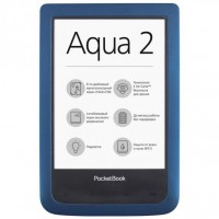 Электронная книга 6' PocketBOOK 641 Aqua Dark Blue (PB641-A-CIS) E-Ink Pear 800х