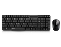 Комплект беспроводной Rapoo X1800S Black, Optical, клавиатура+мышь