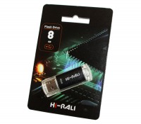 USB Флеш накопитель 8Gb Hi-Rali Rocket series Black HI-8GBVCBK