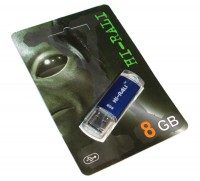 USB Флеш накопитель 8Gb Hi-Rali Rocket series Blue HI-8GBVCBL