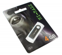 USB Флеш накопитель 4Gb Hi-Rali Shuttle series Black (HI-4GBSHBK)