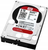 Жесткий диск 3.5' 6Tb Western Digital Red, SATA3, 64Mb, 5400 rpm (WD60EFRX)
