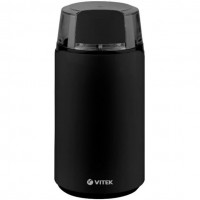 Кофемолка Vitek VT-7126 Black, 200W, 60 гр, корпус металл