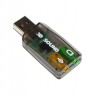 Звуковая карта USB 2.0, 5.1, Dynamode 3D Sound, Black, 90 дБ, Xear 3D, Blister (