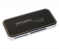 Card Reader внешний Siyoteam SY-631 Metal SD MMC SDHC MiniSD T-Flash MicroSD M2