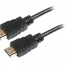 Кабель HDMI - HDMI 0.5 м Maxxter Black, V1.4, позолоченные коннекторы (V-HDMI4-0