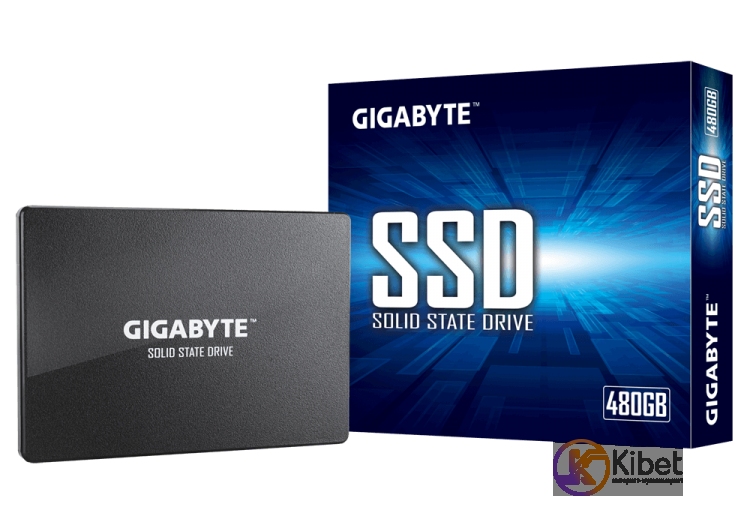 Твердотельный накопитель 480Gb, Gigabyte, SATA3, 2.5', TLC, 550 480 MB s (GP-GST