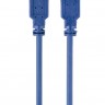 Кабель-удлинитель USB3.0 1.8 м Cablexpert Blue (CCP-USB3-AMAF-6)
