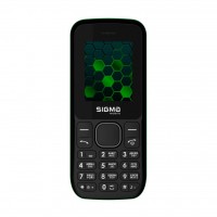 Мобильный телефон Sigma mobile X-style 17 UP Black-Green, 2 Sim, дисплей 1.77' ц