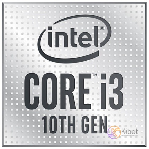 Процессор Intel Core i3 (LGA1200) i3-10100, Tray, 4x3.6 GHz (Turbo Boost 4.3 GHz