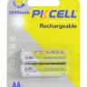 Аккумулятор AA, 2800 mAh, PKCELL, 2 шт, 1.2V, Rechargeable, Blister