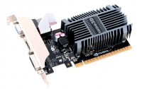 Видеокарта GeForce GT710, Inno3D, 2Gb GDDR3, 64-bit, VGA DVI HDMI, 954 1600MHz,