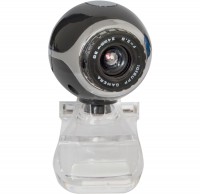 Веб-камера Defender C-090, Black Gray, 0.3 Mp, 640x480, микрофон, ручной фокус (