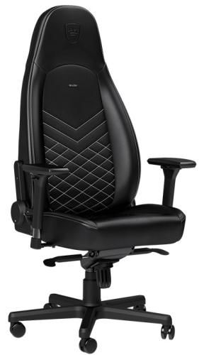 Ігрове крісло Noblechairs ICON, Black/Platinum White (NBL-ICN-PU-BPW) 8346600 фото