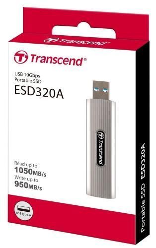 Зовнішній накопичувач SSD, 2Tb, Transcend ESD320A, Grey (TS2TESD320A) 8826900 фото