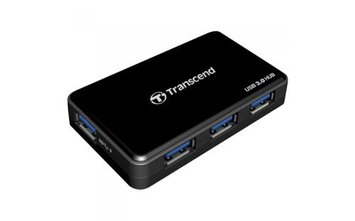 Концентратор USB 3.1 Transcend HUB3, Black (TS-HUB3K) 4966860 фото