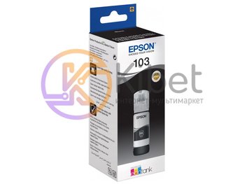 Чорнило Epson 103, Black, для L3100/L3101/L3110/L3150, 65 мл (C13T00S14A) 5074560 фото