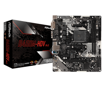 Мат.плата AM4 (B450) AsRock B450M-HDV R4.0 5225430 фото