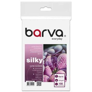 Фотобумага Barva, шелковисто-глянцевая, A6 (10x15), 270 г/м&sup2;, 100 л, серия "Everyday" (IP-FE270-395) 8349330 фото