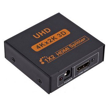 Сплиттер HDMI 1x2, Dynamode 4Kx2K, Black 9277380 фото