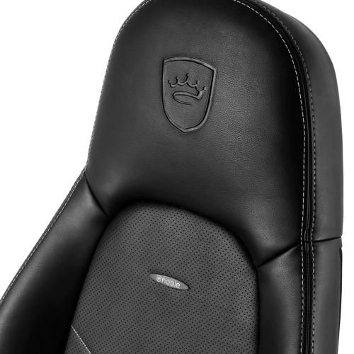 Ігрове крісло Noblechairs ICON, Black/Platinum White (NBL-ICN-PU-BPW) 8346600 фото