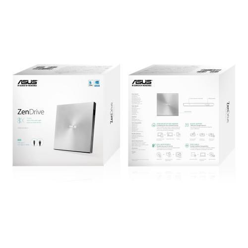 Зовнішній оптичний привід Asus ZenDrive U9M, Silver 8542080 фото