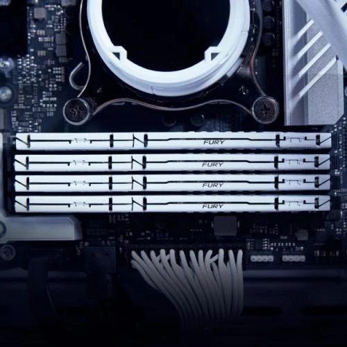 Пам'ять 32Gb DDR5, 6000 MHz, Kingston Fury Beast, White (KF560C36BWE-32) 8012370 фото