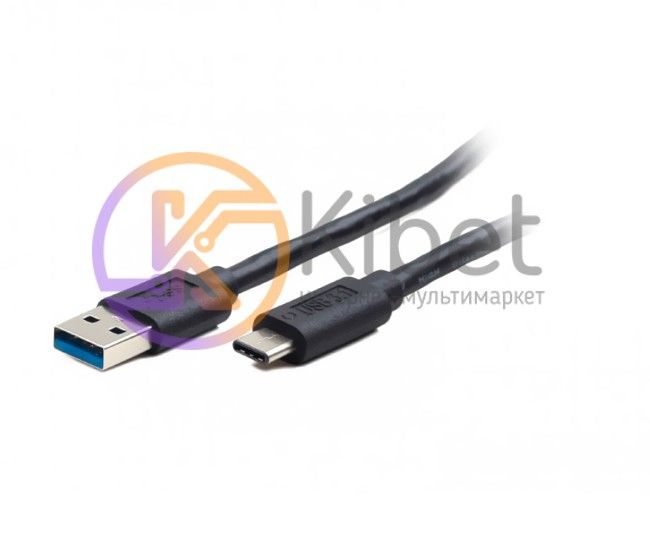 Кабель USB - USB Type-C 0.1 м Cablexpert, преміум, 2.4А (CCP-USB3-AMCM-0.1M) 4909320 фото