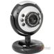 Веб-камера Defender C-110, Black/Gray, 0.3 Mp, 640x480, мікрофон, ручний фокус (від 3 см до нескінченності), кут огляду 54 °, двошарова скляна лінза, універсальне кріплення, USB / 3.5 мм, 1.4 м (63110) 3970650 фото 1