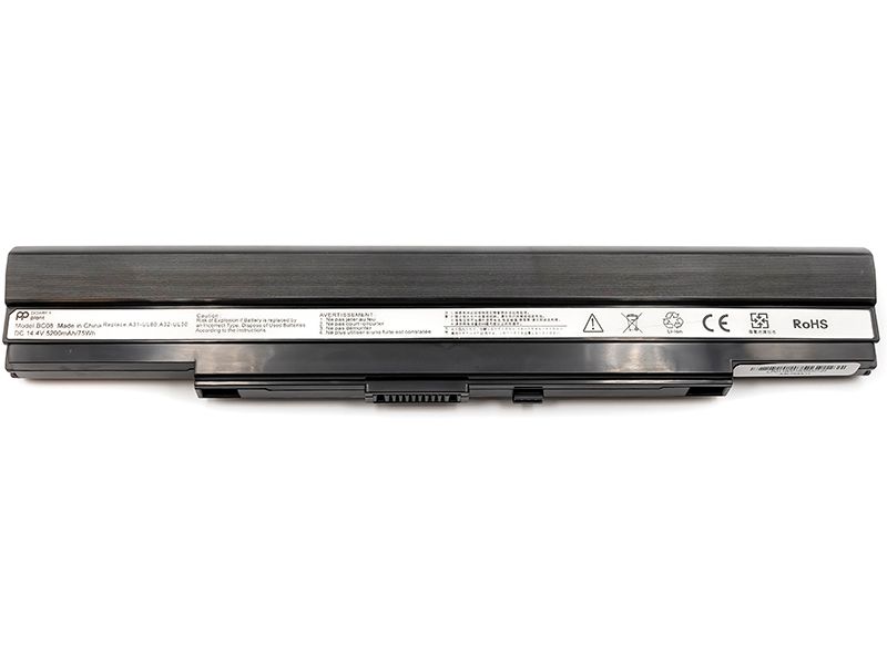 Акумулятор для ноутбука Asus U30 Series (A31-UL30), PowerPlant, 5200 mAh, 14.4 V (NB430222) 5624190 фото