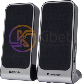 Колонки 2.0 Defender SPK-225, Black, 4 Вт, 3.5 мм, живлення від USB, регулятор гучності, роз'єм для навушників (65220) 3972900 фото