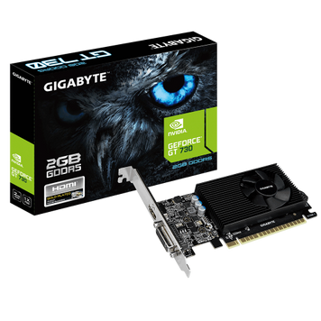 Відеокарта GeForce GT730, Gigabyte, 2Gb GDDR5, 64-bit (GV-N730D5-2GL) 4614870 фото