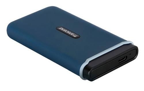 Зовнішній накопичувач SSD, 1Tb, Transcend ESD370C, Dark Blue (TS1TESD370C) 6517740 фото