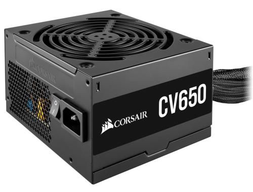 Блок живлення 650 Вт, Corsair CV650, Black, ATX, 80+ Bronze (CP-9020236-EU) 6839580 фото