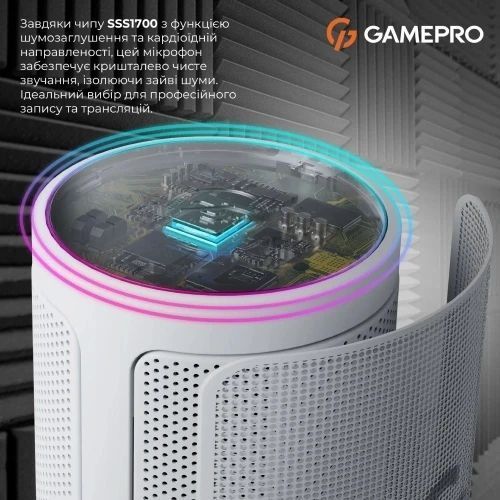 Микрофон GamePro UGM105W, White 9196380 фото