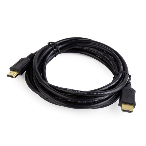 Кабель HDMI - HDMI 1.8 м Cablexpert Black, V1.4, позолочені конектори (CC-HDMI4L-6) 4857150 фото