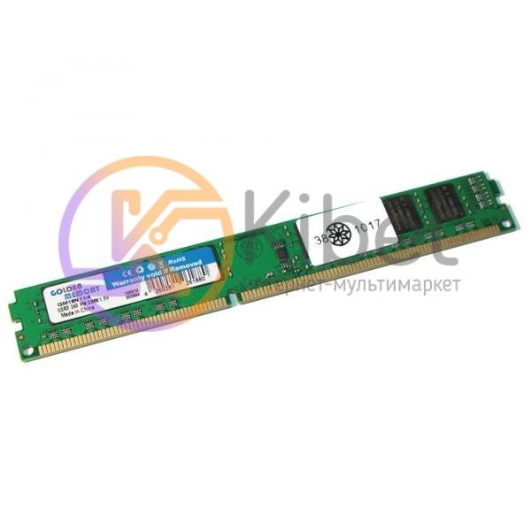 Пам'ять 4Gb DDR3, 1600 MHz, Golden Memory, 11-11-11-28, 1.35V (GM16LN11/4) 4801650 фото