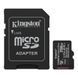 Карта пам'яті microSDXC, 256Gb, Kingston Canvas Select Plus, SD адаптер (SDCS3/256GB) 9394380 фото 1