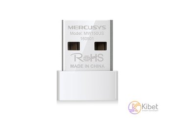 Сетевой адаптер USB Mercusys MW150US Wi-Fi 802.11n 150Mb, Pico, USB 5238540 фото