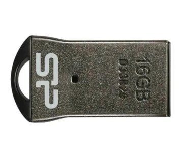 Флеш накопитель USB 16Gb Silicon Power Touch T01, Grey, USB 2.0 (SP016GBUF2T01V1K) 9015990 фото