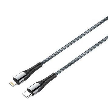 Кабель Type-C - Lightning, 2 м, Grey, ColorWay, 30 Вт, 3A (CW-CBPDCL036-GR) 6573450 фото