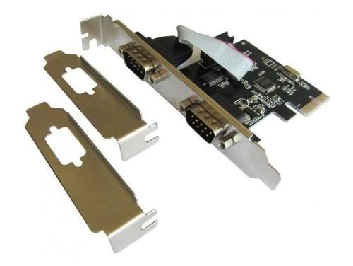 Контролер Dynamode PCI-E x1, 2xCOM (RS232) (RS232-2port-PCIE-LP) 8083140 фото