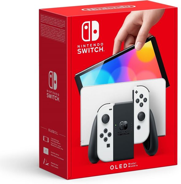 Ігрова приставка Nintendo Switch OLED, White 7564590 фото