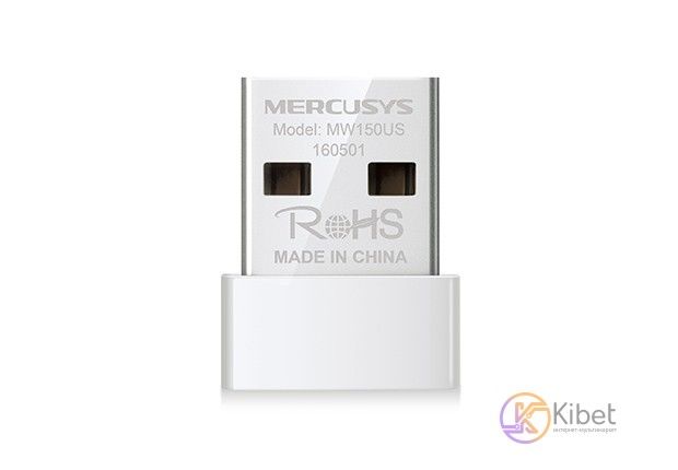 Мережевий адаптер USB Mercusys MW150US Wi-Fi 802.11n 150Mb, Pico, USB 5238540 фото