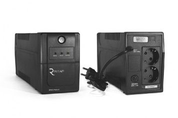 ИБП Ritar RTP800 (480W) Proxima-L, LED, AVR, 4st, 2xSCHUKO socket, 1x12V9Ah, plastik Case 3943170 фото